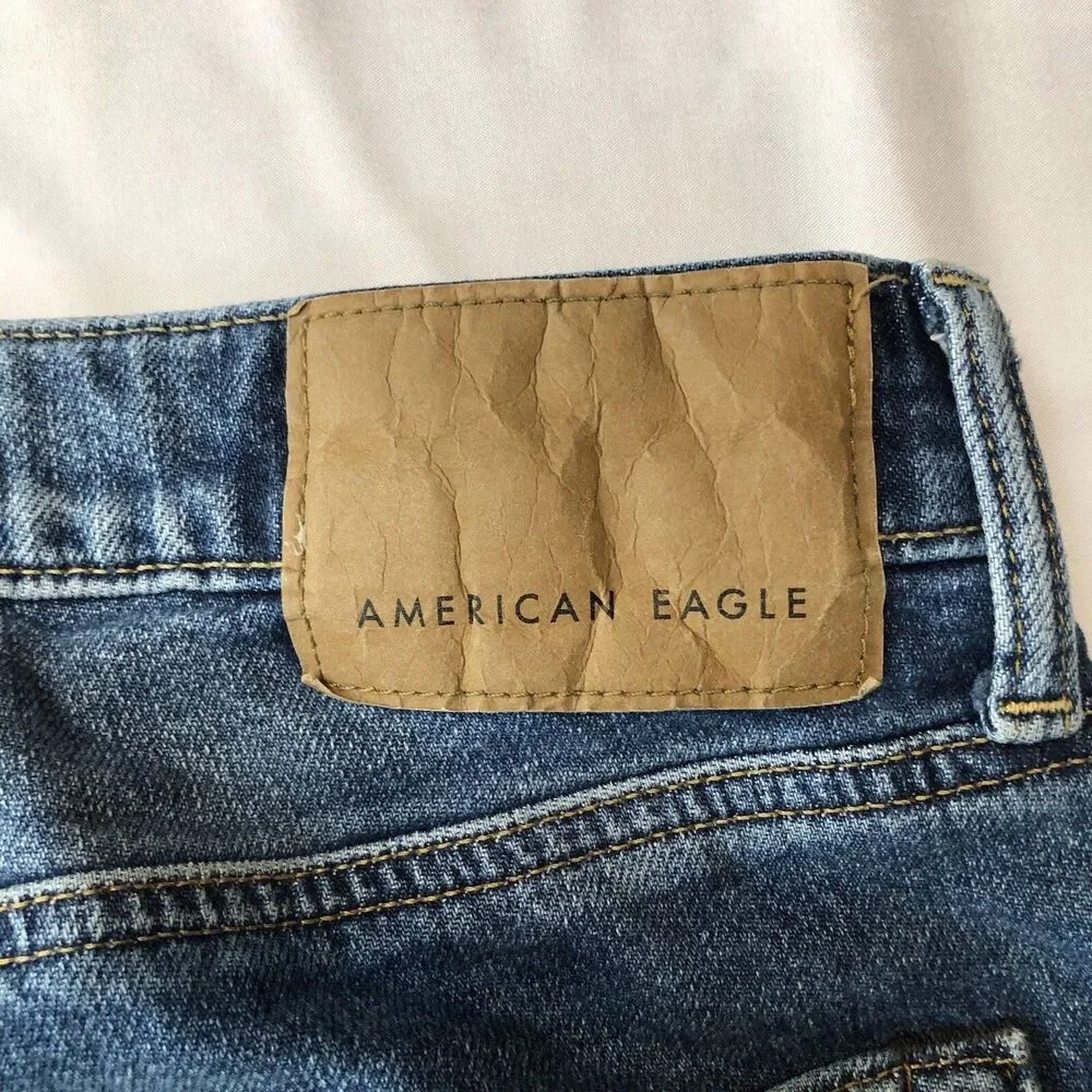 American Eagle Flex Fit Men's Slim Straight Blue Jeans Size 29x30